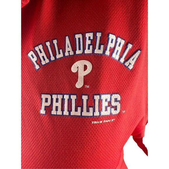 Philadelphia Phillies genuine merchandise red polo soft touch stretch medium - Picture 3 of 6